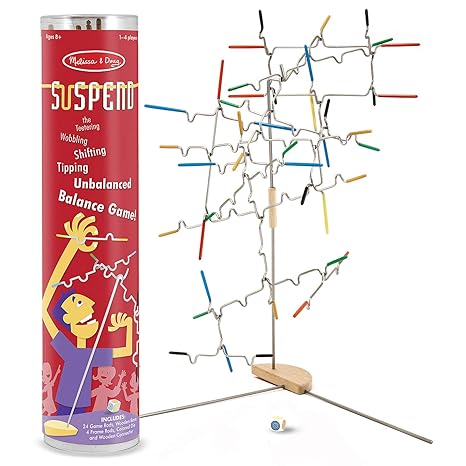 Melissa & Doug Suspend Family Game (Classic Games, Exciting Balancing Game, Develops Hand-Eye Coordination)