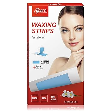 Amazon Com Ajoura Face Wax Strips Hair Removal Waxing Strips For