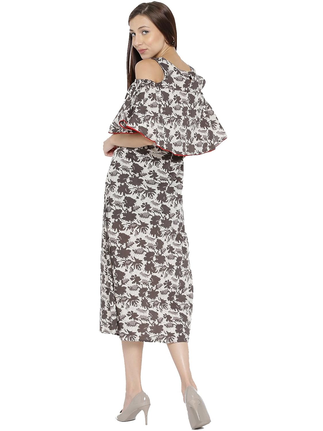 desi fusion women's straight fit cotton dress