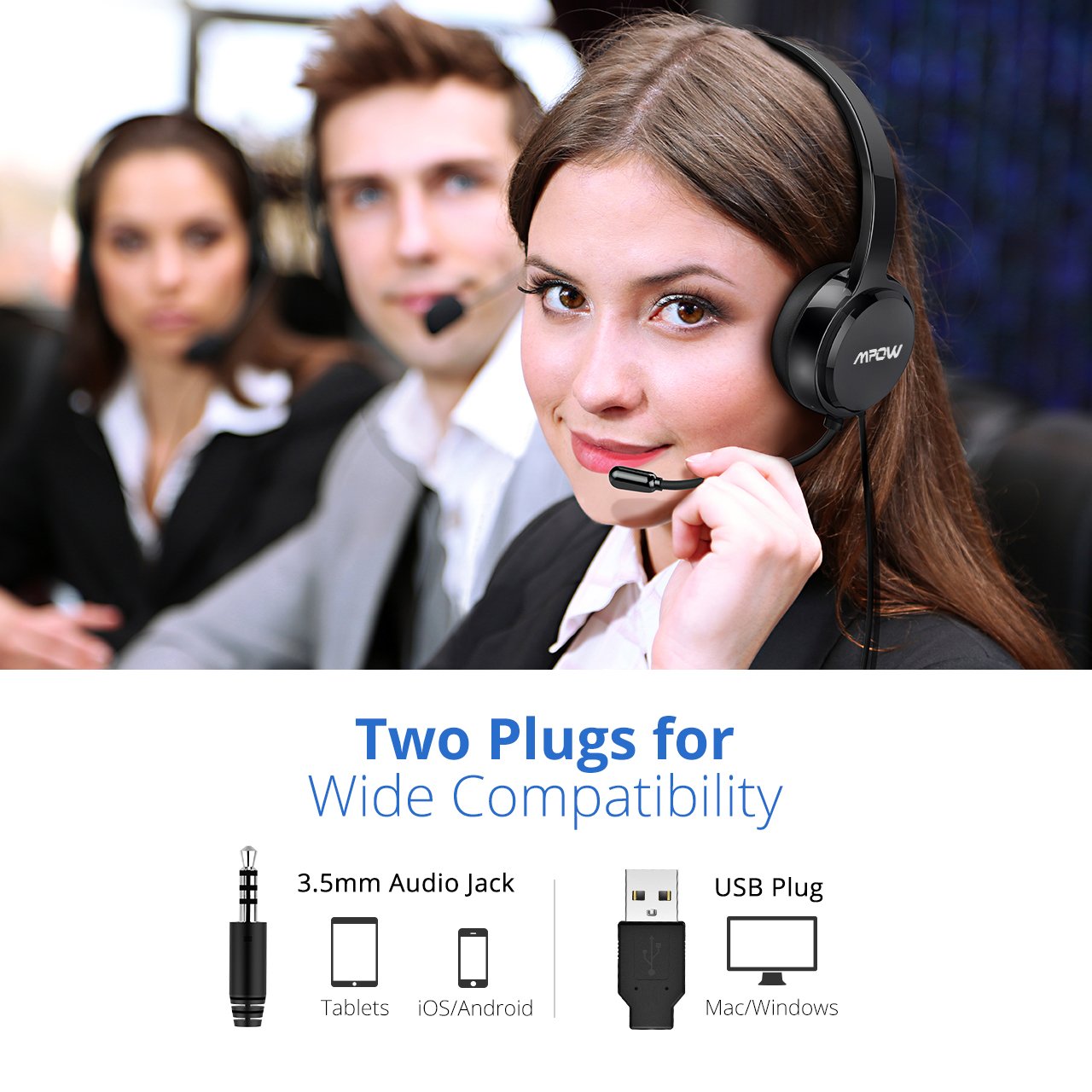 Accessori per audio e video Mac e PC USB Scheda Audio Integrata per  riduzione del Rumore 3,5 mm Cuffie per PC Controllo in Linea per Telefono  da Gioco VOIP Mpow Multiuso urban-earth.co.uk