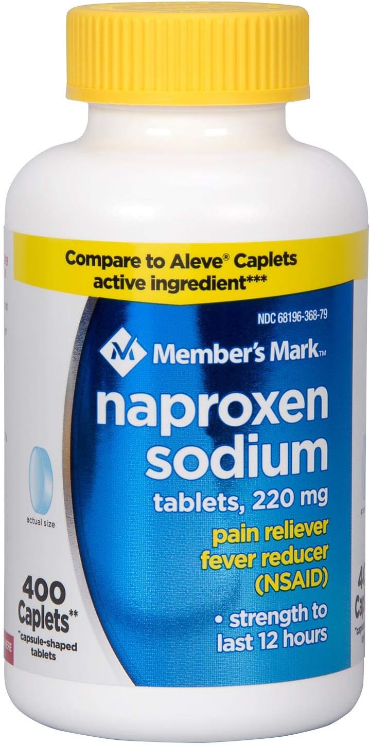 Member's Mark 220 mg Naproxen Sodium (400 ct.): Health & Personal Care