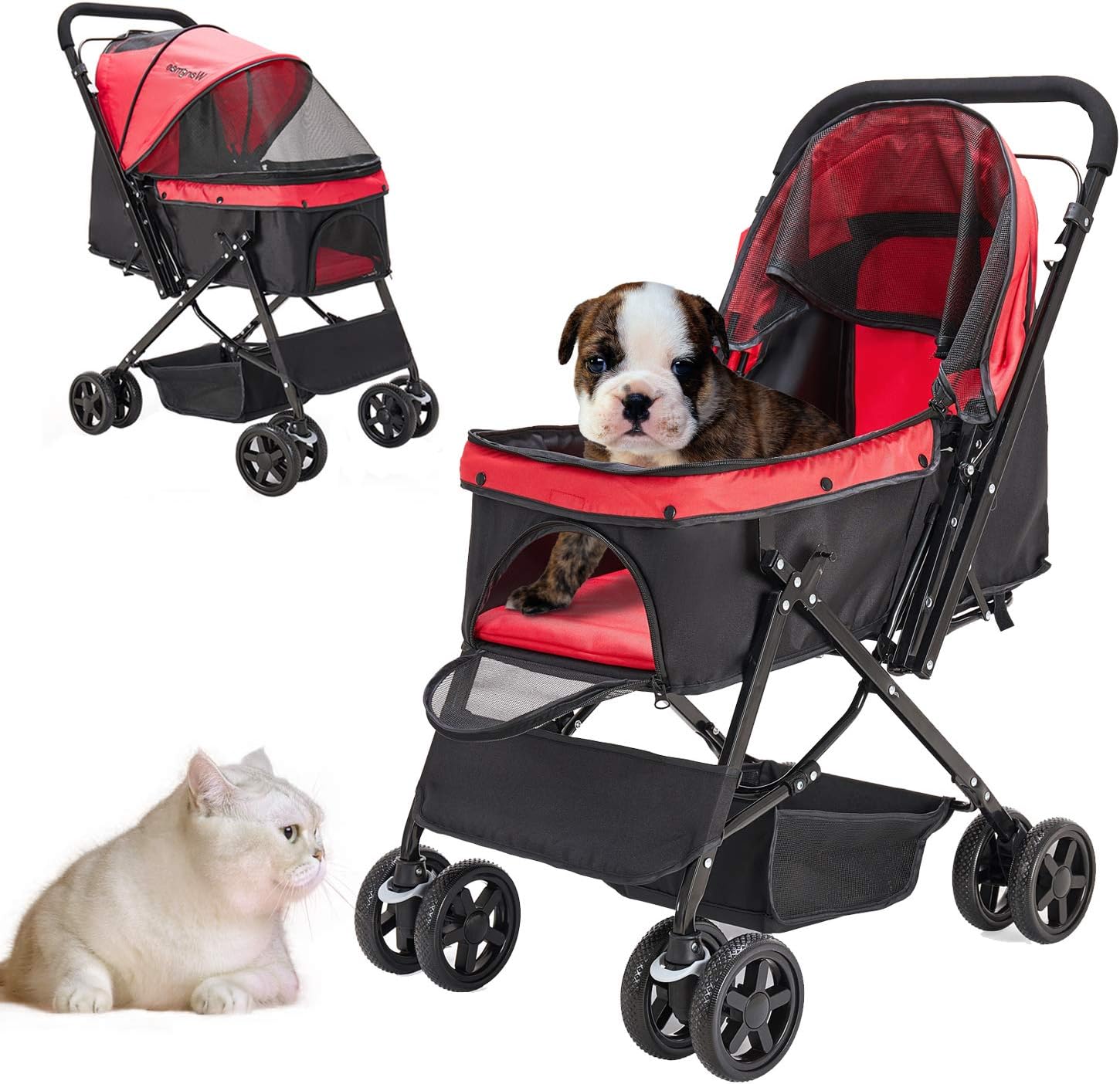 baby stroller with dog compartment
