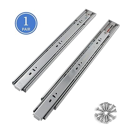 Hardware 16 Inch Shop Fox D4449 Push To Open Ball Bearing Drawer