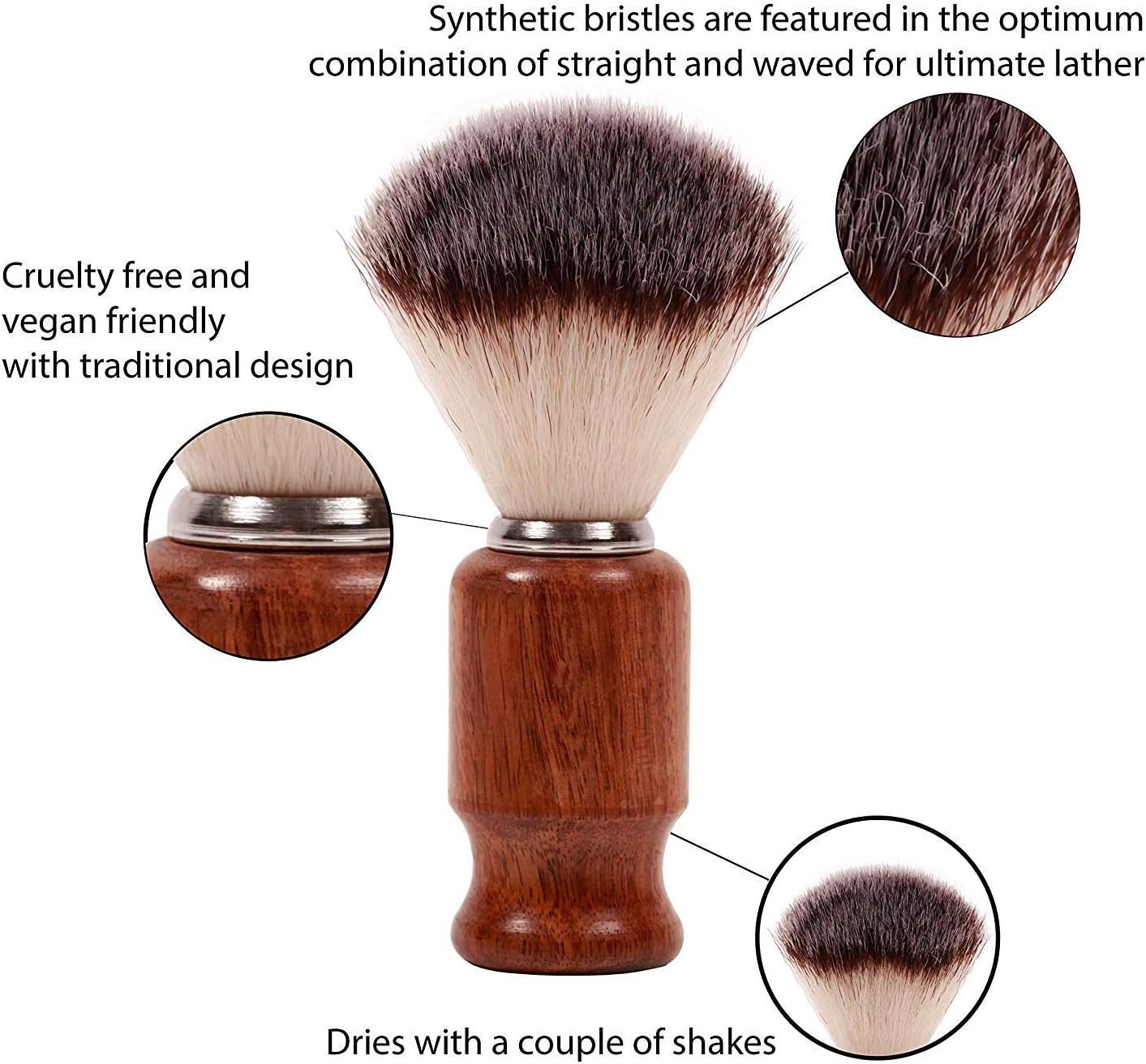 Dark Stag Shaving Brush - Image 5