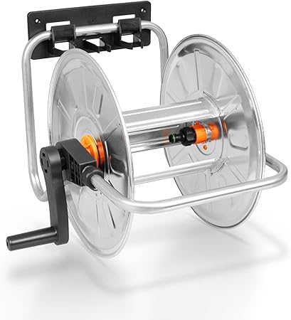 Metall Wand Schlauchtrommel Verzinkt Fur 50 M 1 2 Schlauch Bl Mwst50 1 2 Amazon De Garten