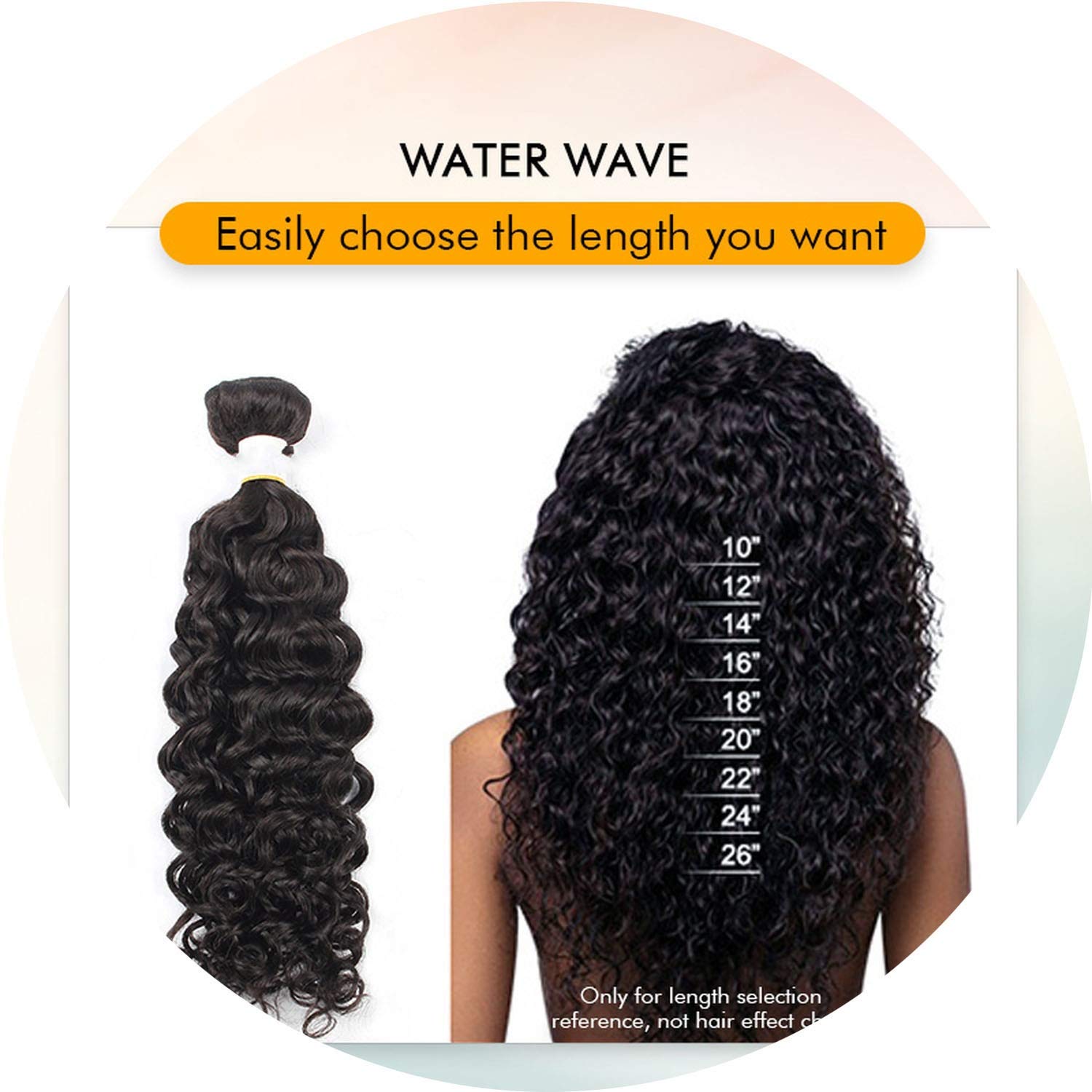 Amazon Com Brazilian Water Wave Bundles With Closure 4x4 Thick