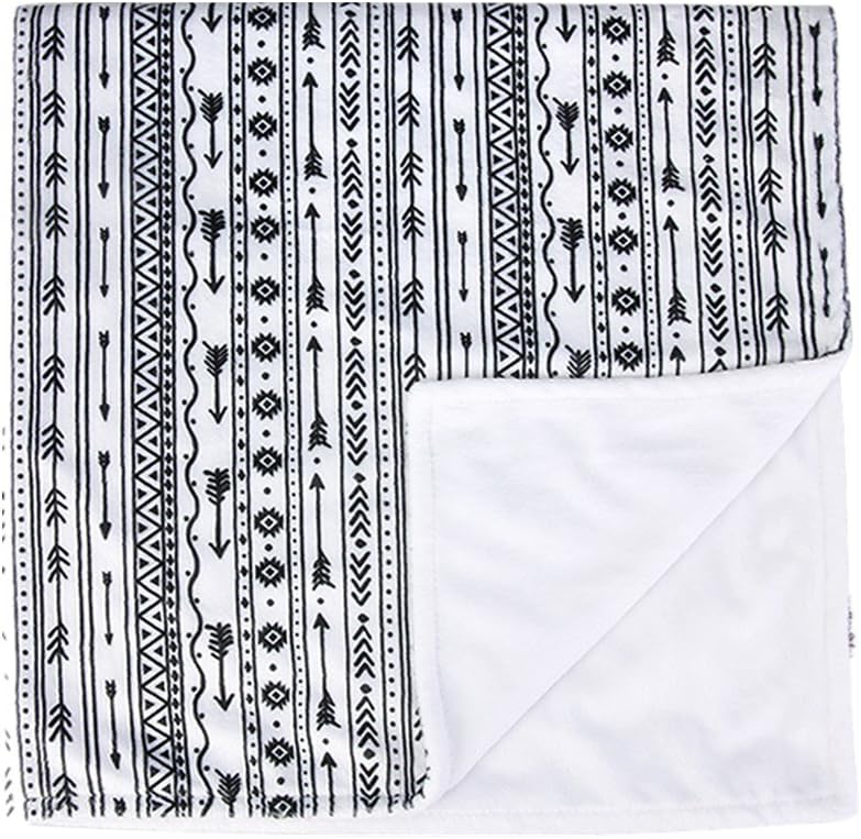 Towin Baby Arrow Minky Baby Blanket,Aztec 76x76Cm ¡­