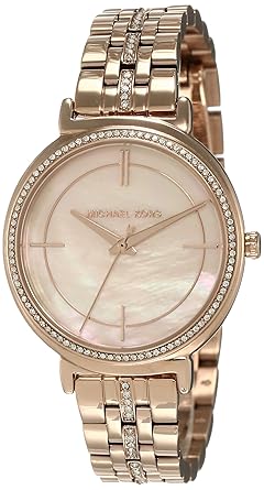 Cinthia Analog Gold Dial Women's Watch - MK3643
