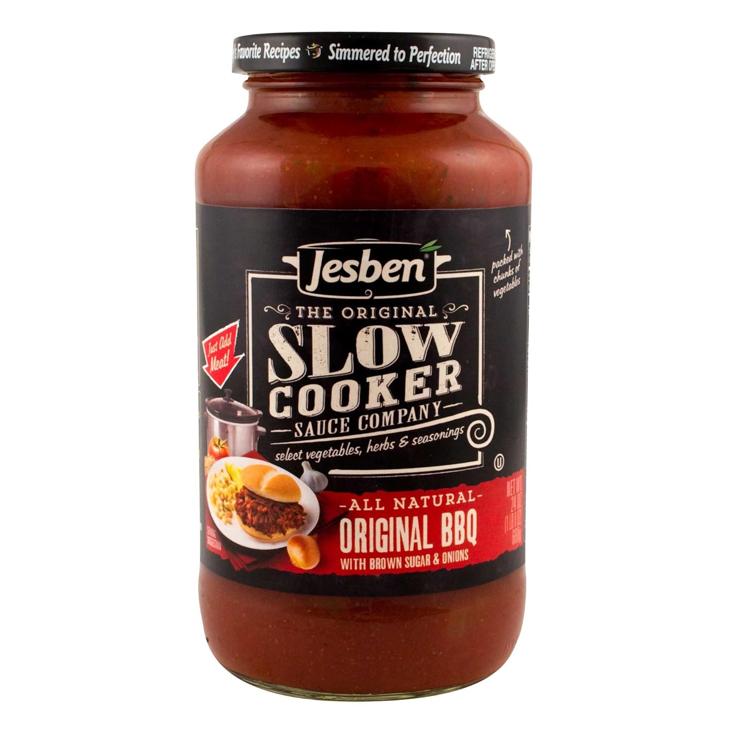 Jesben Slow Cooker Sauce Original BBQ 24 oz