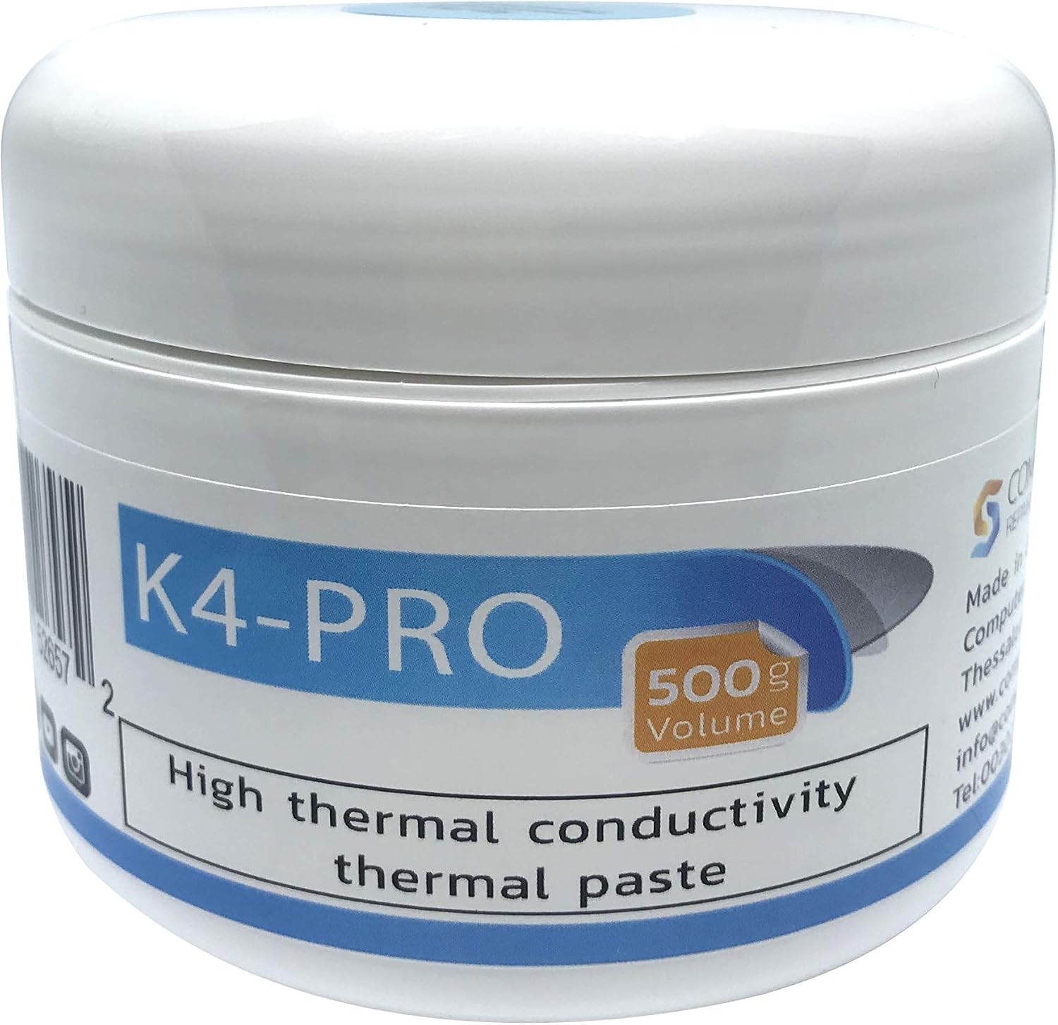 K4-PRO 500g high thermal conductivity thermal paste K 4,6 W/m.K for computer heatsinks Compatible with laptops, Apple MacBook & iMac - Image 5