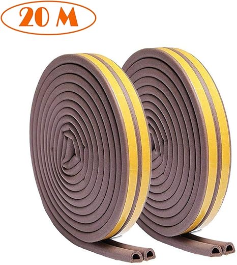 Amazon Co Jp Kaite Key 隙間テープ 窓 ドアシールストリップ スキ用テープ 埋める 気密 窓 ドア 隙間 防音 防風 騒音防止 ブラウン D型 m Diy 工具 ガーデン