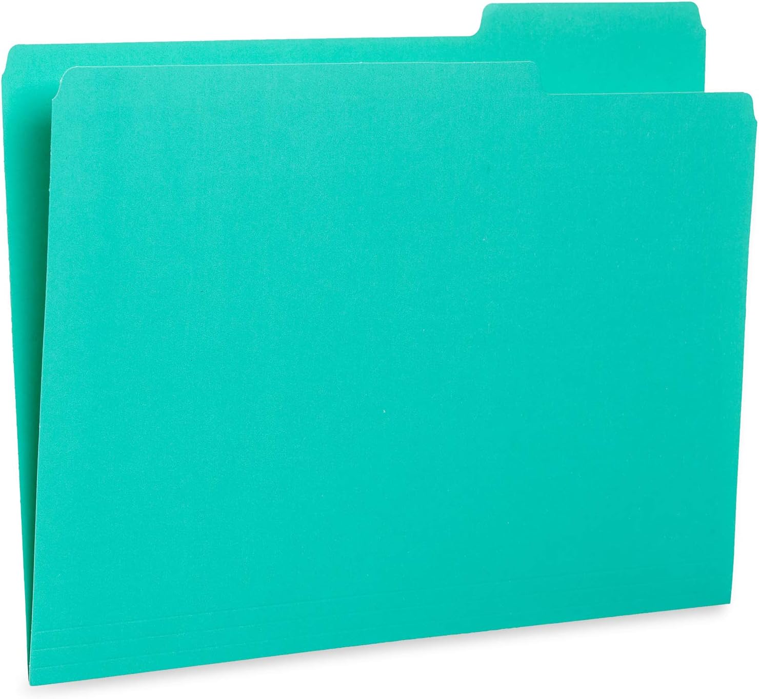 Blue Summit Supplies Gem Tone File Folders, 1/3 Cut Tab, Letter Size, Assorted Colors, Great for Organizing and Easy File Storage, 100 Per Box : Office Products