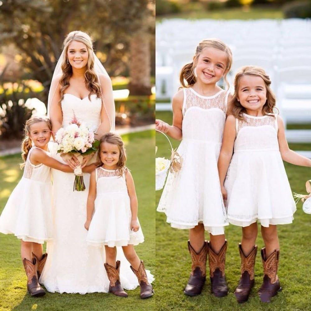 country themed flower girl dresses