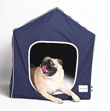 Pets Empire Portable Waterproof Pet House for Dogs and Cats with Removable and Washable Cover, Perfect Bed Cave with Soft Warm Plush Pad Size : Small -Colour May Vary