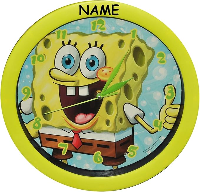 Baby Looney Tunes Wanduhr - 29 Cm Bunte Kinderuhr Fürs Zimmer Mit Personalisierbarem Namen