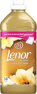 Lenor Weichspüler, Flauschige Wäsche, Lenor Goldene Orchidee, 58 Waschladungen (1.74 L)