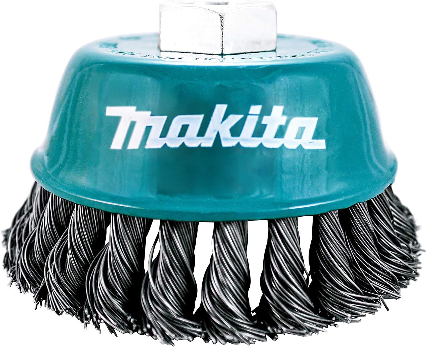 Makita 1 Piece 4 Inch Knotted Wire Cup Brush For Grinders Heavy