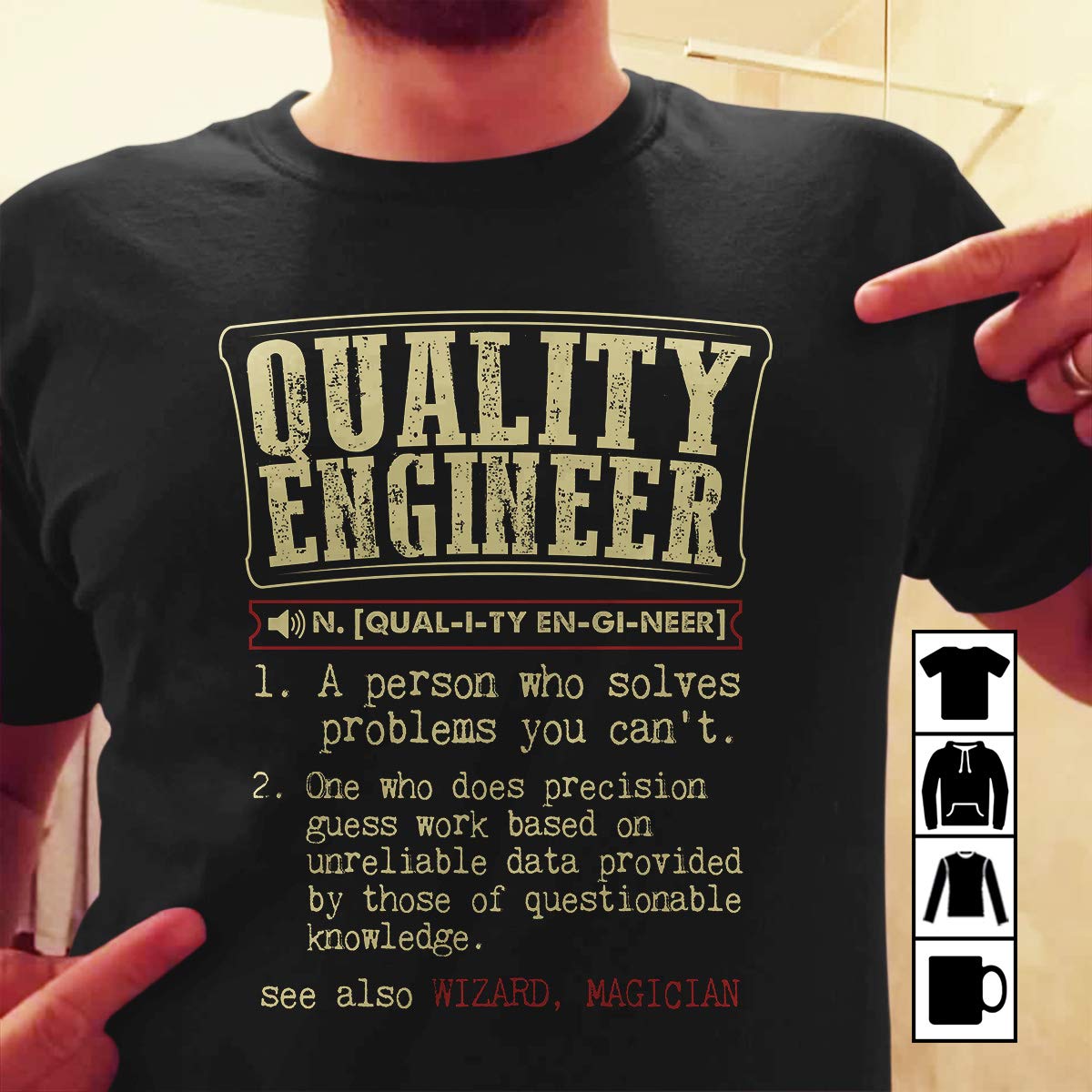 Quality Engineer Dictionary Term Engineer For And T Shirt