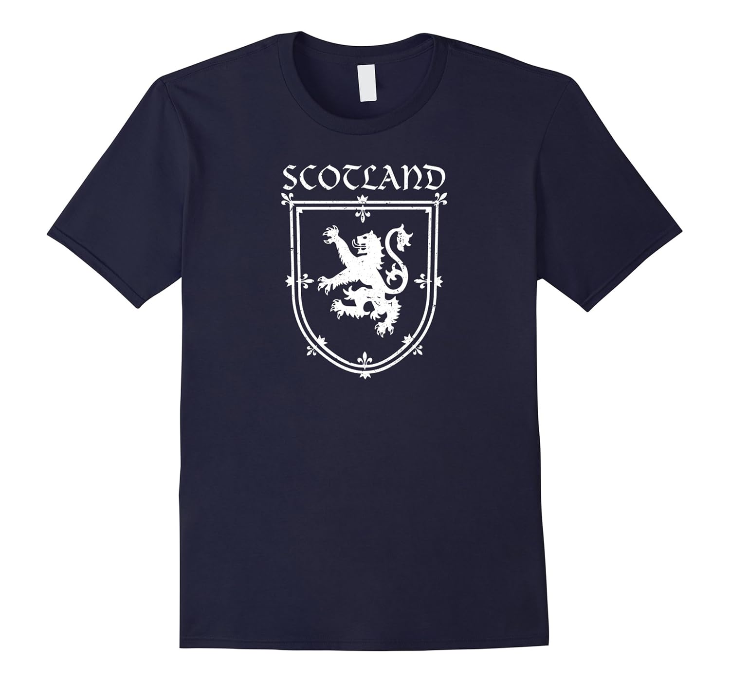 Vintage Royal Coat of Arms of Scotland T-shirt-ANZ