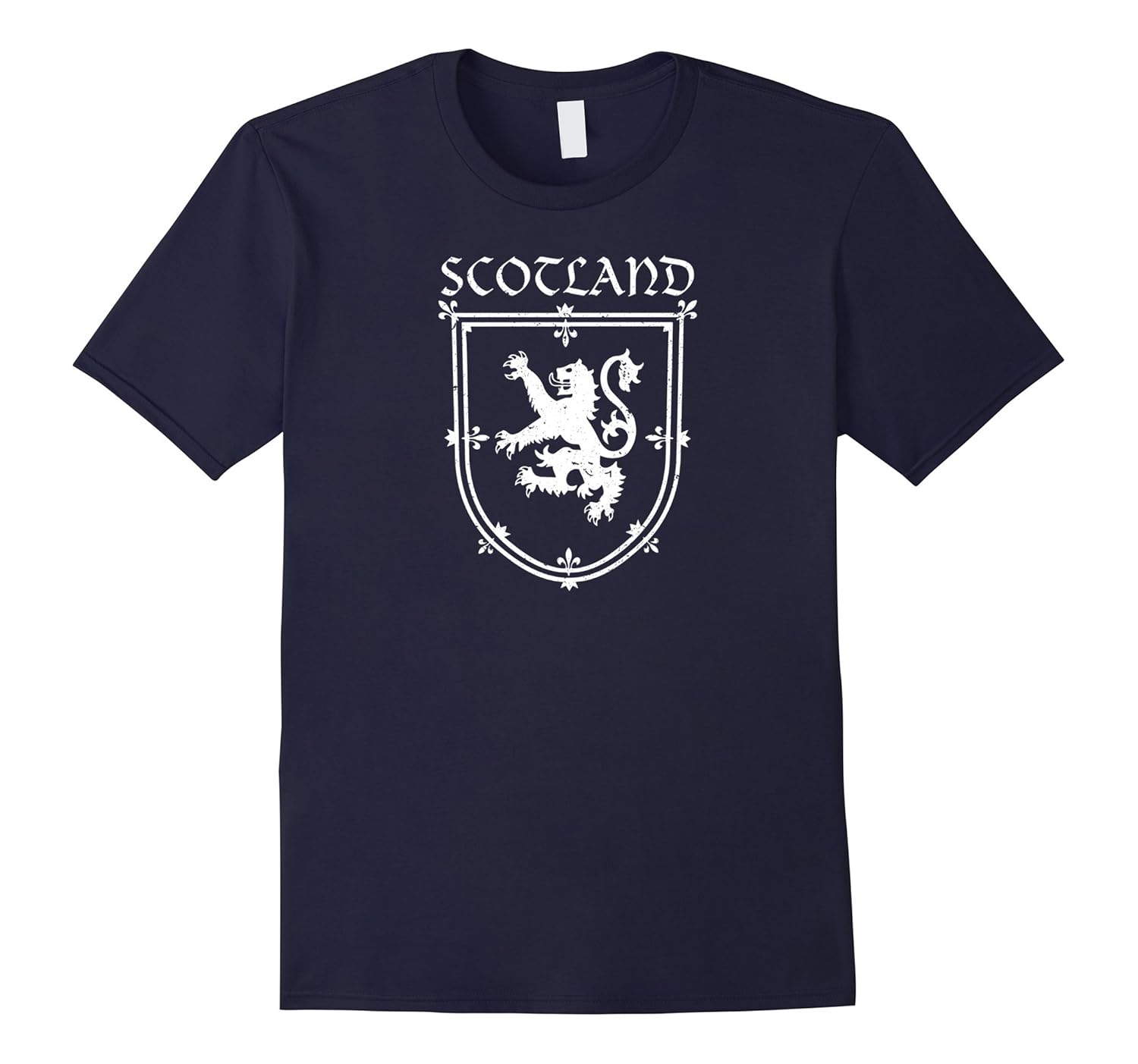 Vintage Royal Coat of Arms of Scotland T-shirt-Rose