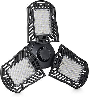 Luces de garaje, luz LED deformable superbrillante para garaje, 100 W