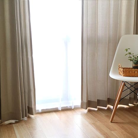 Amazon マナベインテリアハーツ 4枚組み カーテン スマート 100x135cm ベージュ カーテン オンライン通販