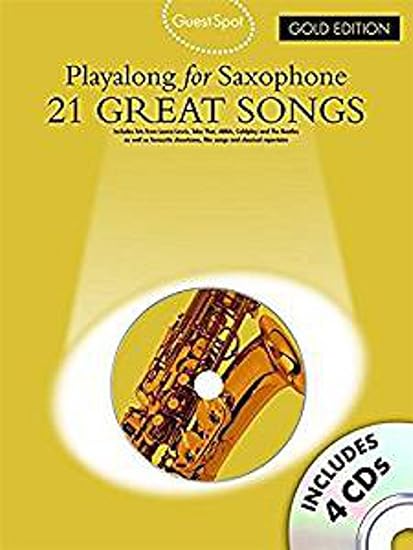 Guest Spot Playalong For Alto Saxophone Gold Edition Amazon Co Uk Musical Instruments