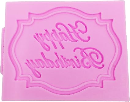 Amazon Co Jp Funshowcaseハッピーバースデーボードシリコン金型 Kitchen Housewares