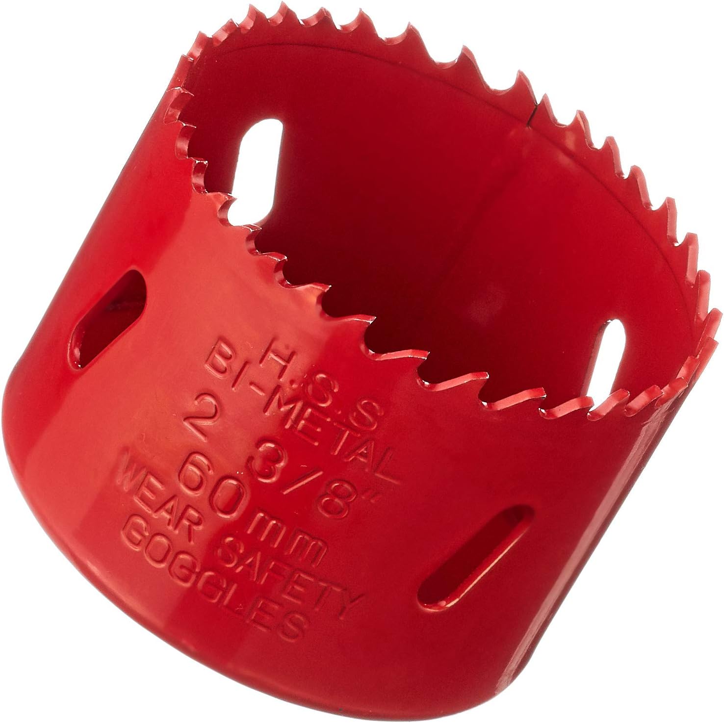 Ruko HSS Bi-Metal Hole Saw with Varied Toothing, Red Finish, 60.0 mm Diameter, R106060