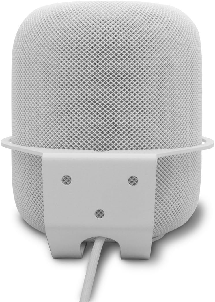 ALLICAVER Apple HomePod Wall Mount, Sturdy Metal Made Mount Stand Holder Compatible Apple HomePod. (White) … (White) - Image 3