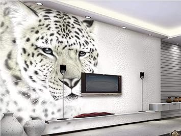 Papel Pintado 3d Murales Pared Moda Leopardo Foto Mural Pared