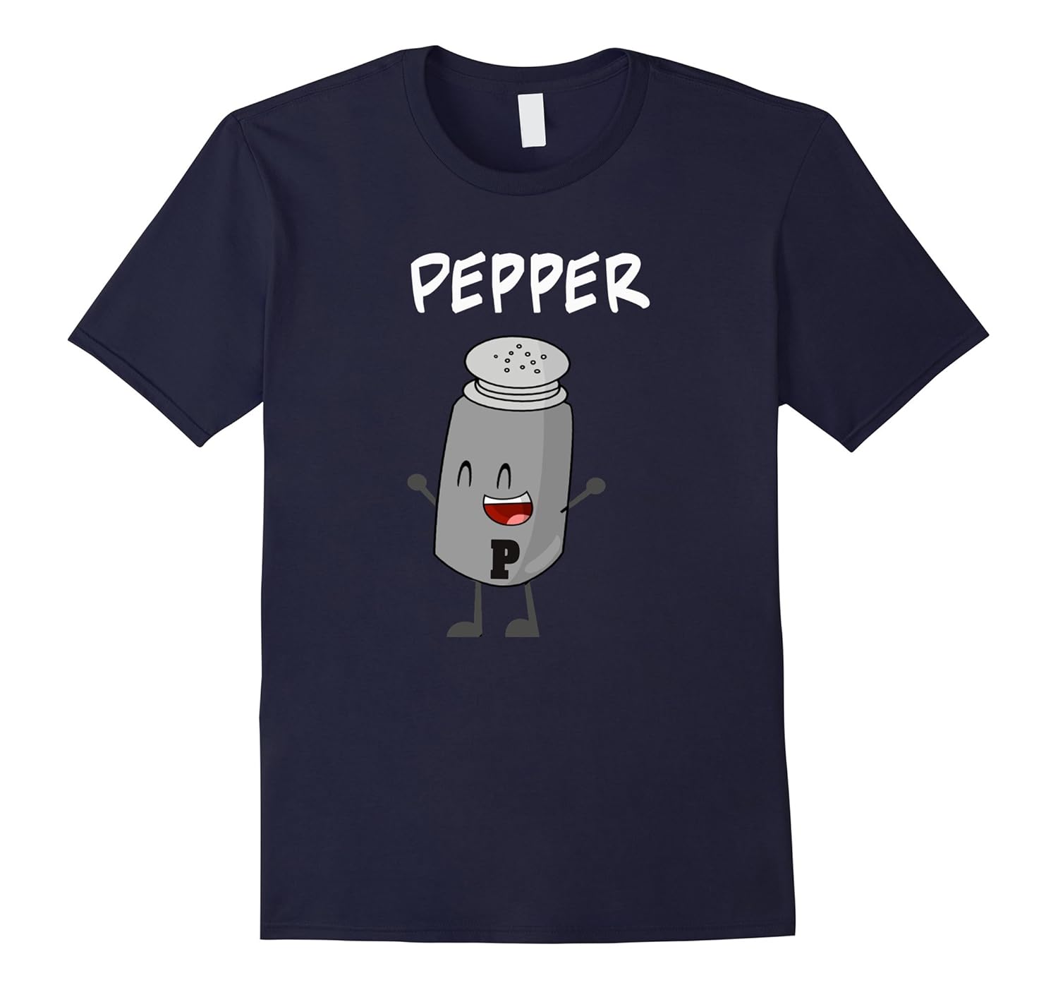 Salt and Pepper Shirts Matching Couple Halloween Costume-Rose