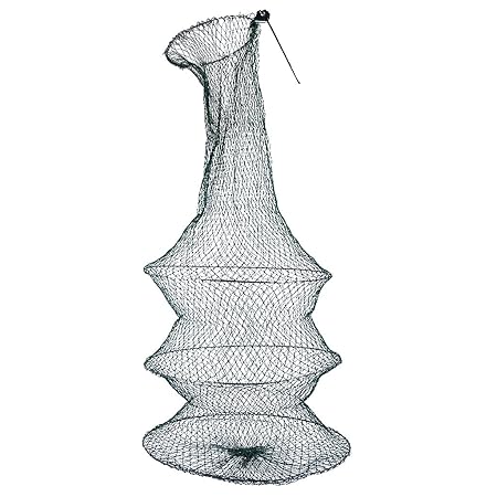 perfk 3-Abschnitte klappbar Angelkescher Fischreuse