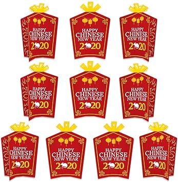 Amazon Com Big Dot Of Happiness Chinese New Year Table