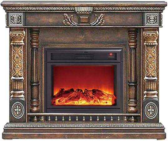 ACD Chimenea Eléctrica - Chimenea Calentador, Entrar Hogar con Realista