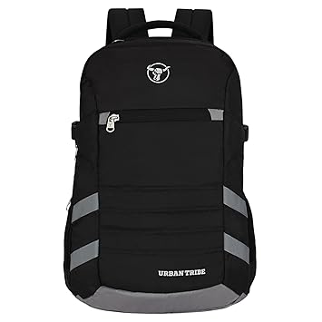 Urban Tribe Polyester 30 Ltr Black Laptop Backpack