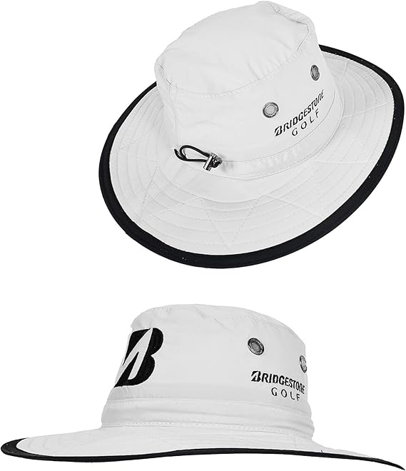 Bridgestone Golf Boonie Hat White Large/Extra Large Clothing