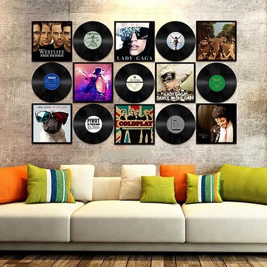 Mnii Kreative Retro Ins Wand Vinyl Schallplatten Pvc Hangenden Bilder Filmposter Wasserdichte Feuchtigkeitsaufzeichnung Geschichte Mit Einer Vielzahl Von Stilen Coffee Shop Bar Dekorative Malerei Music Portfolio 4 Cd 7 Pvc Print 8 Schones Leben