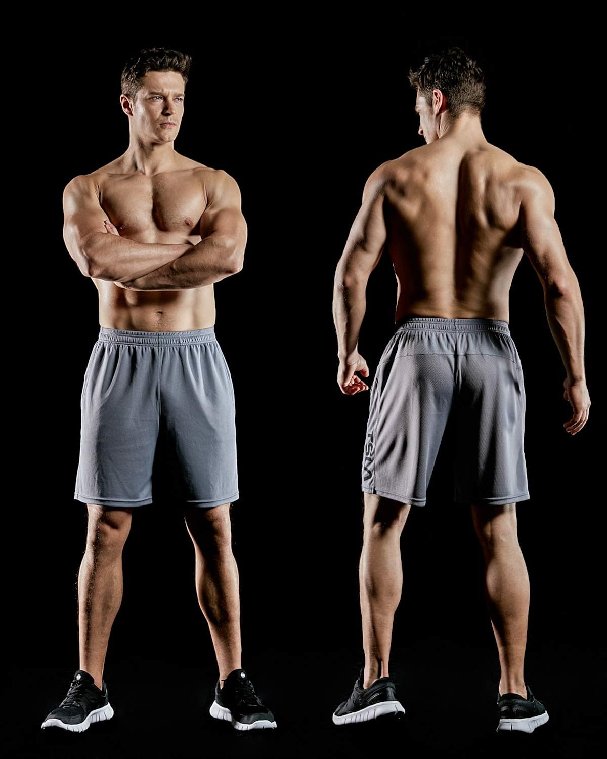 TSLA 1, 2 or 3 Pack Men's Athletic Mesh Shorts, Quick Dry Basketball Running Shorts, Gym Training Workout Shorts with Pockets : Clothing
