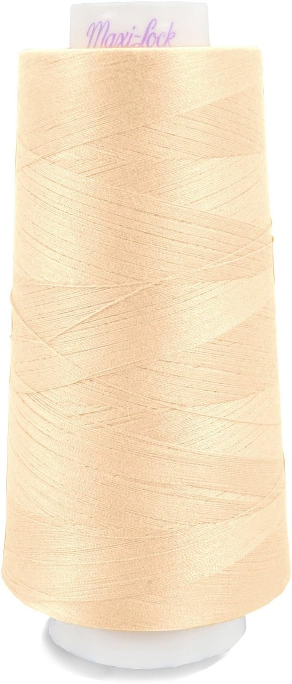 Maxi-Lock Eggshell Serger Thread, 3000 Yard Cone
