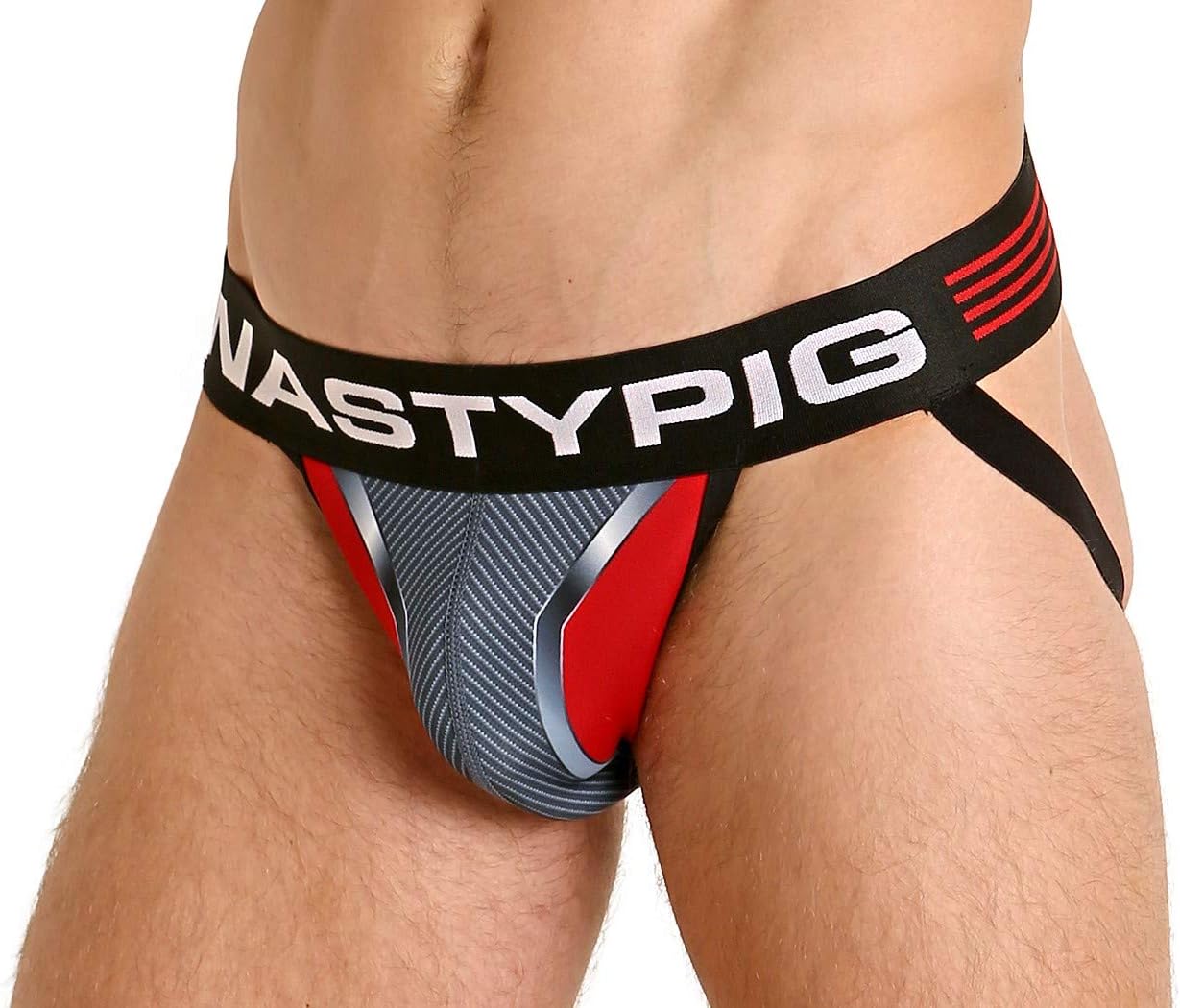 Nasty Pig Carbon Jockstrap Red