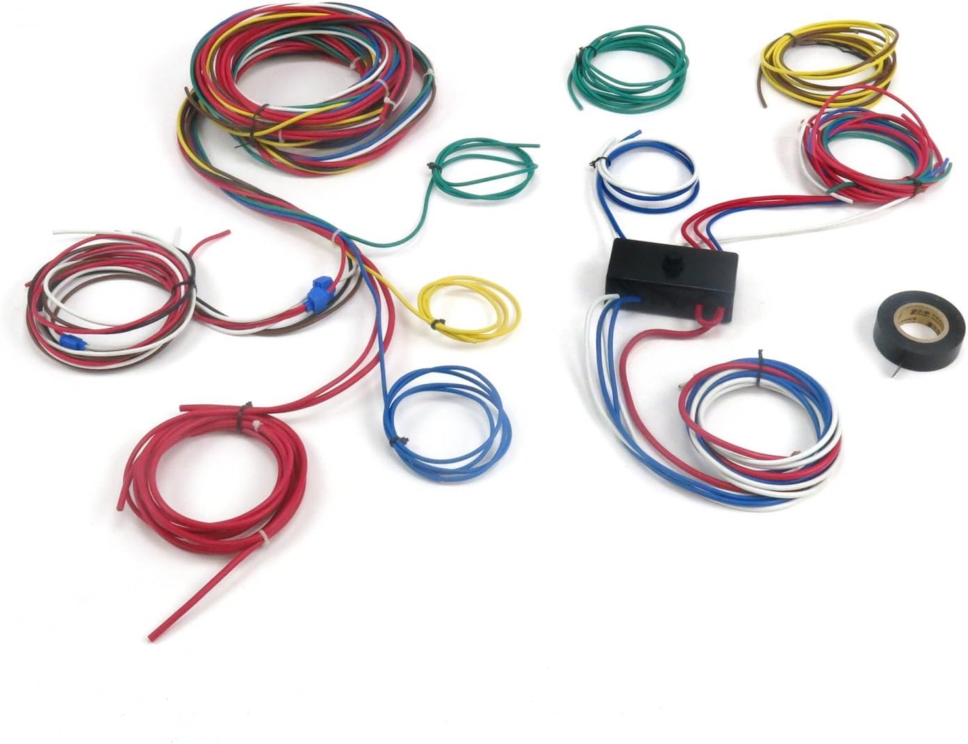 Keep It Clean Wiring Accessories DUNE BUGGY UNIVERSAL WIRING HARNESS W/FUSE BOX FITS EMPI 9466 VW RAIL BUGGY
