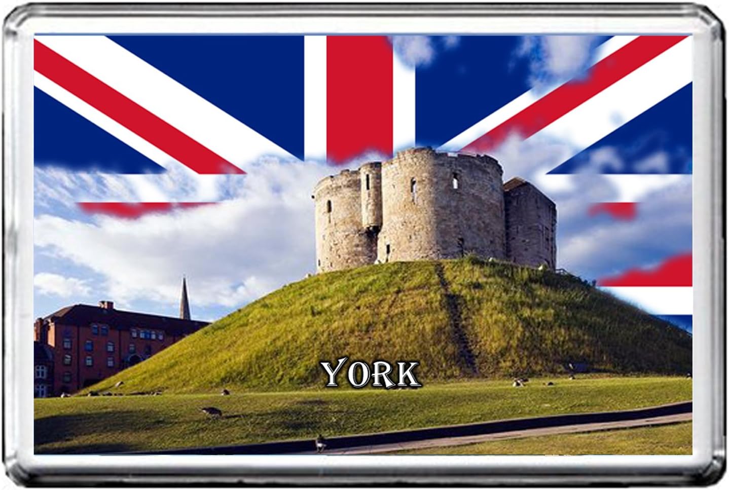 YORK FRIDGE MAGNET THE CITY OF UNITED KINGDOM REFRIGERATOR MAGNET