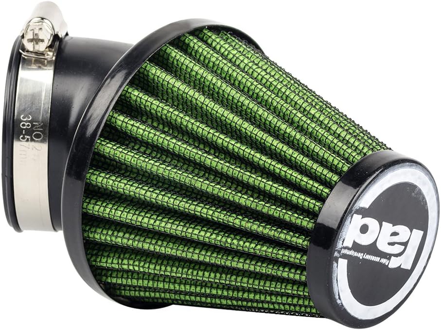 OxoxO (Pack of 2 Universal Racing Air Filter 48mm Intake Compatible with GY6 125 150CC ATV Go Kart Scooters Moped Green - Image 3