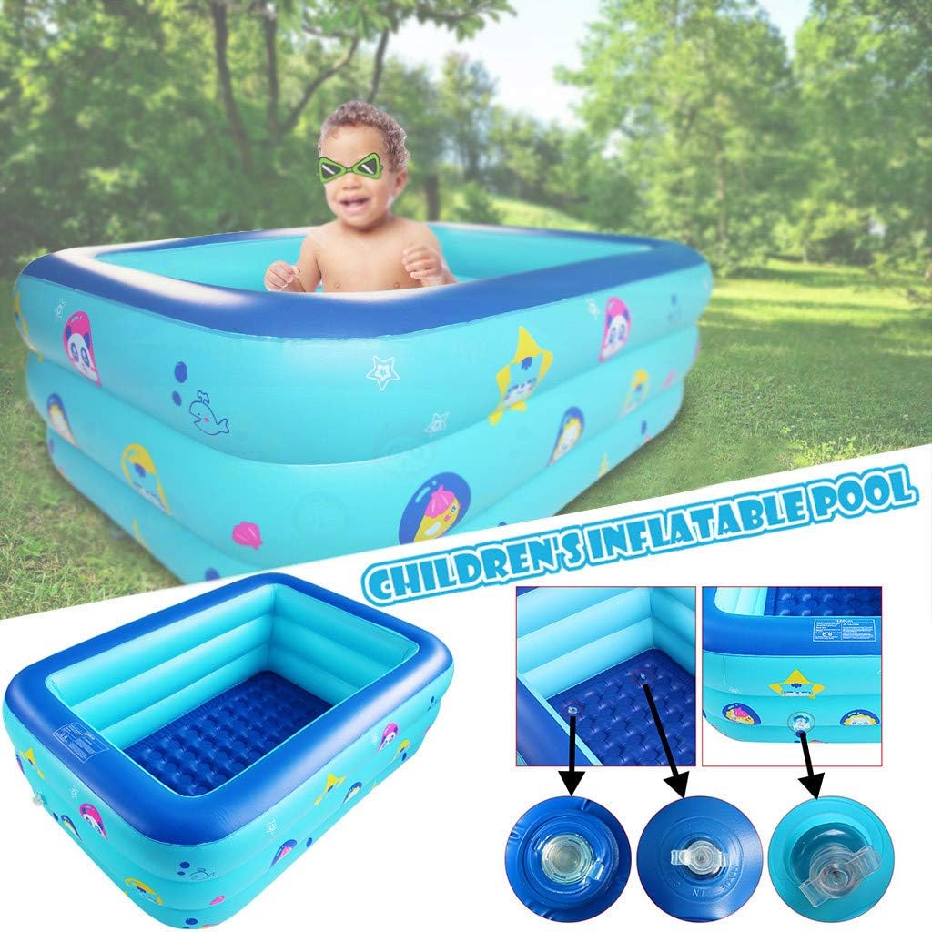 Liyes Children Inflatable Swimming Pool, Inflatable Bathtub