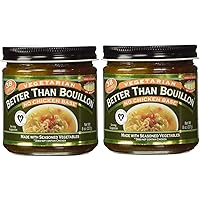 Better Than Bouillon No Chicken Base Two Pack (8oz Each) - Vegetarian Bouillon Base for Soups, Gravies, and Stocks Made…