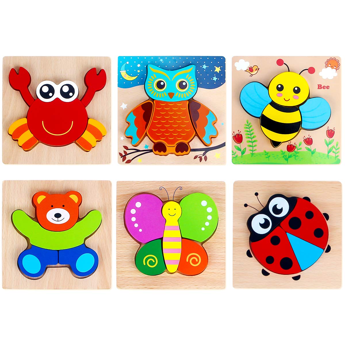 rompecabezas de madera infantiles