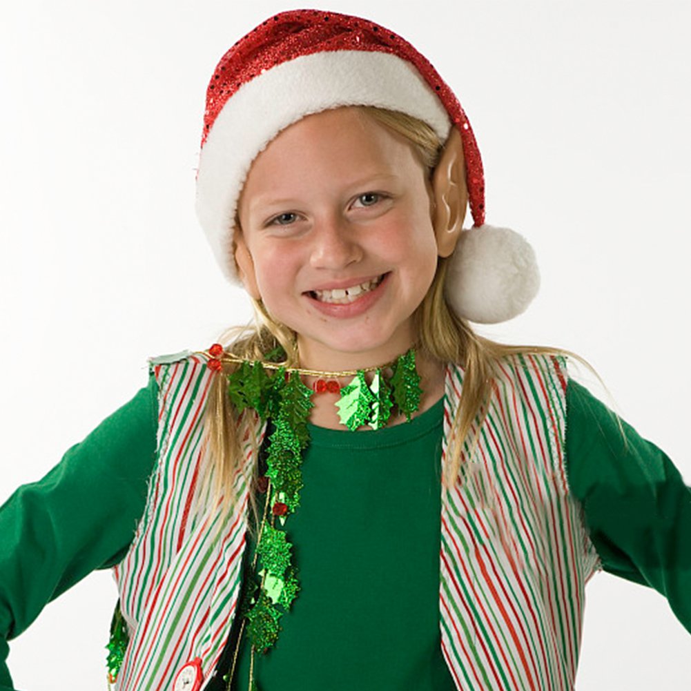 Latex Elf Ears, 4 Pair Fairy Pixie Elf Ears Pointed Prosthetic Ear Elven Ears Cosplay Accessories Party Favor