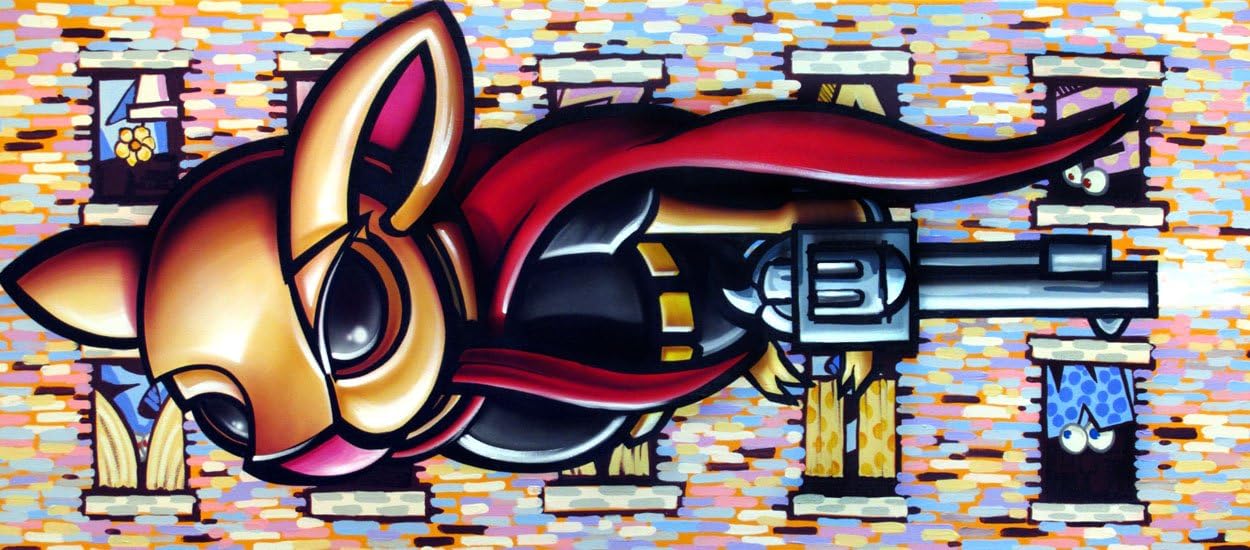 On Patrol in Alphabet City, Print Edition, Part of "Anatomy of Graffiti: Beyond the Letter" Show