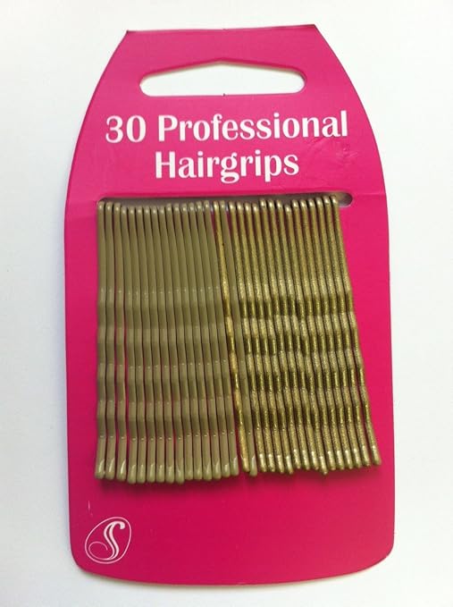 30 Professional Kirby Hair Grips Blonde Amazon.co.uk Beauty